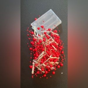 New 9 Foot String Lights with Red Holly Berries!